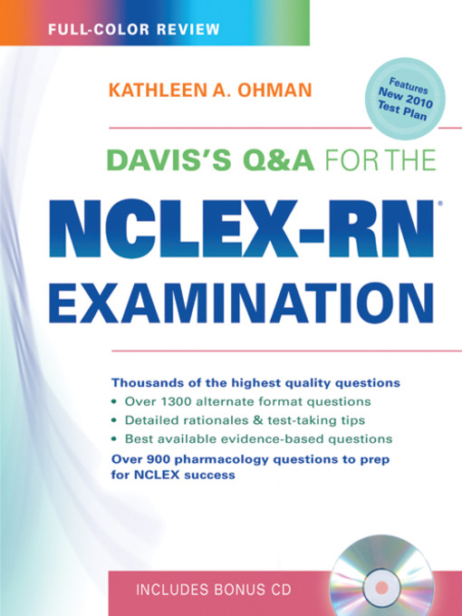 Title details for Davis's Q&A for the NCLEX-RN Examination by Kathleen A. Ohman - Available